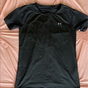 Black workout shirt
